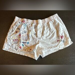 Y2K Victoria’s Secret PINK Sleep Shorts xS